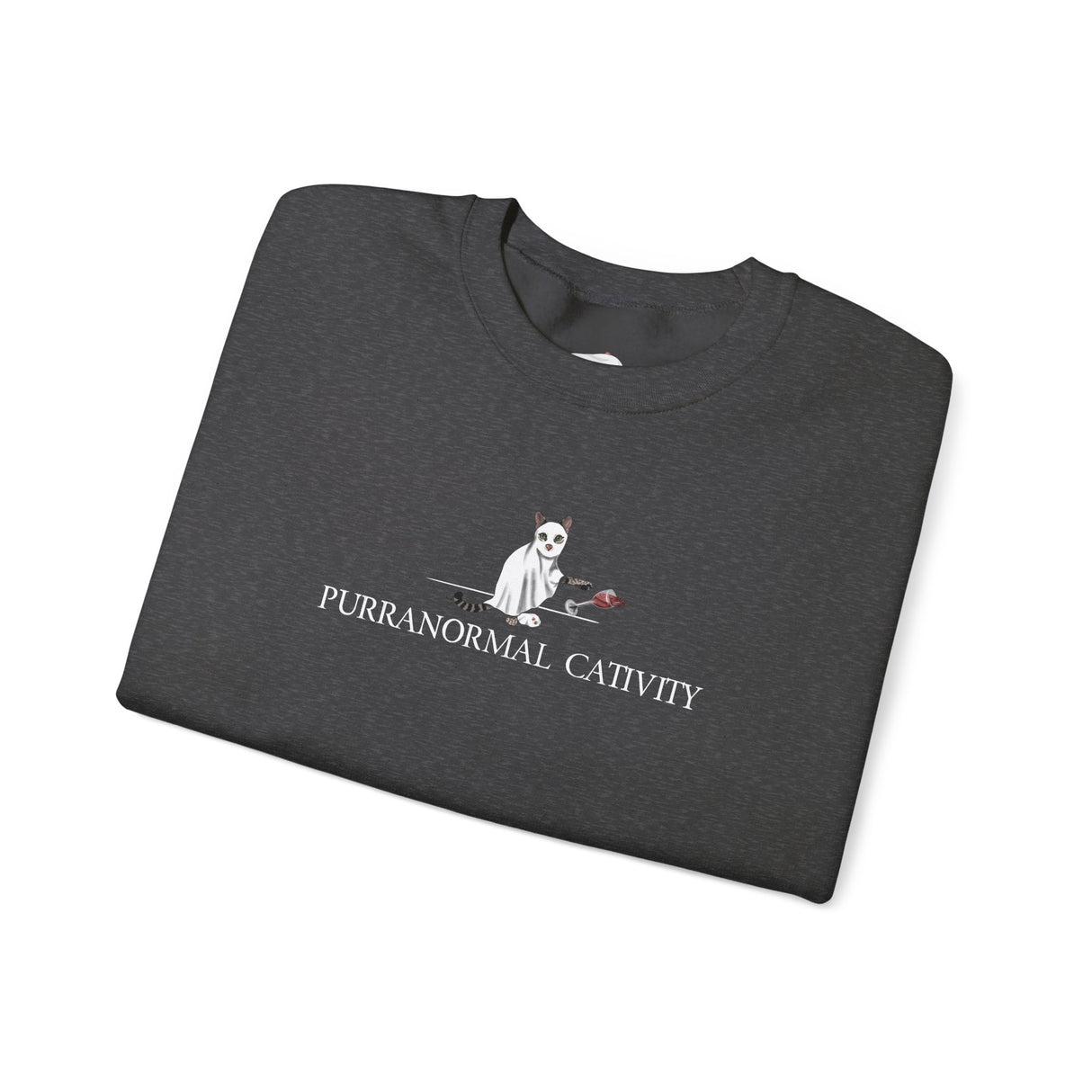 Crewneck Sweatshirt Purranormal Cativity Design by Nina