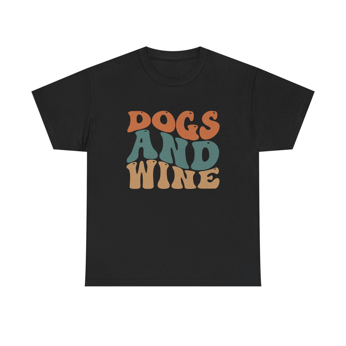 Dogs and Wine Unisex Cotton Tee