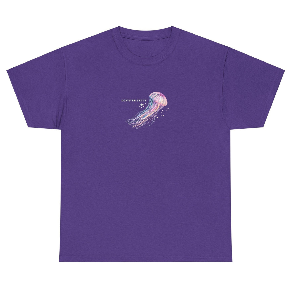 Don't Be Jelly jellyfish t-shirt in lilac