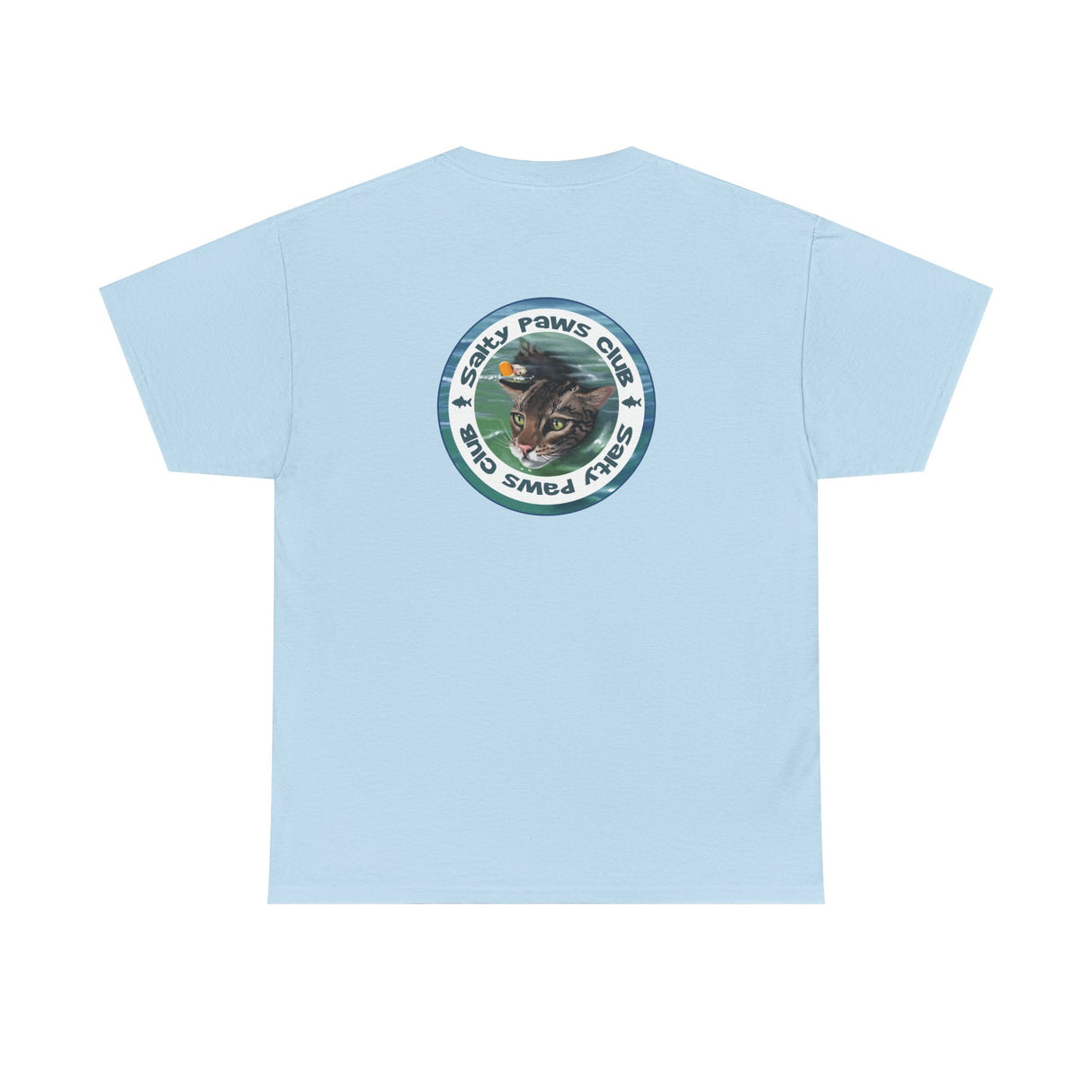 Salty Paws Club Tee — Flounder the Purrmaid & Life‑Vest Mouse Toy Shirt