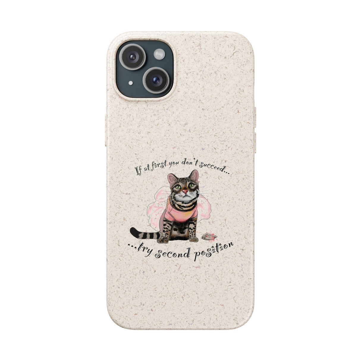 Phone Case - Flounder and Mouse Toy in Ballet Tutus Design by Nina