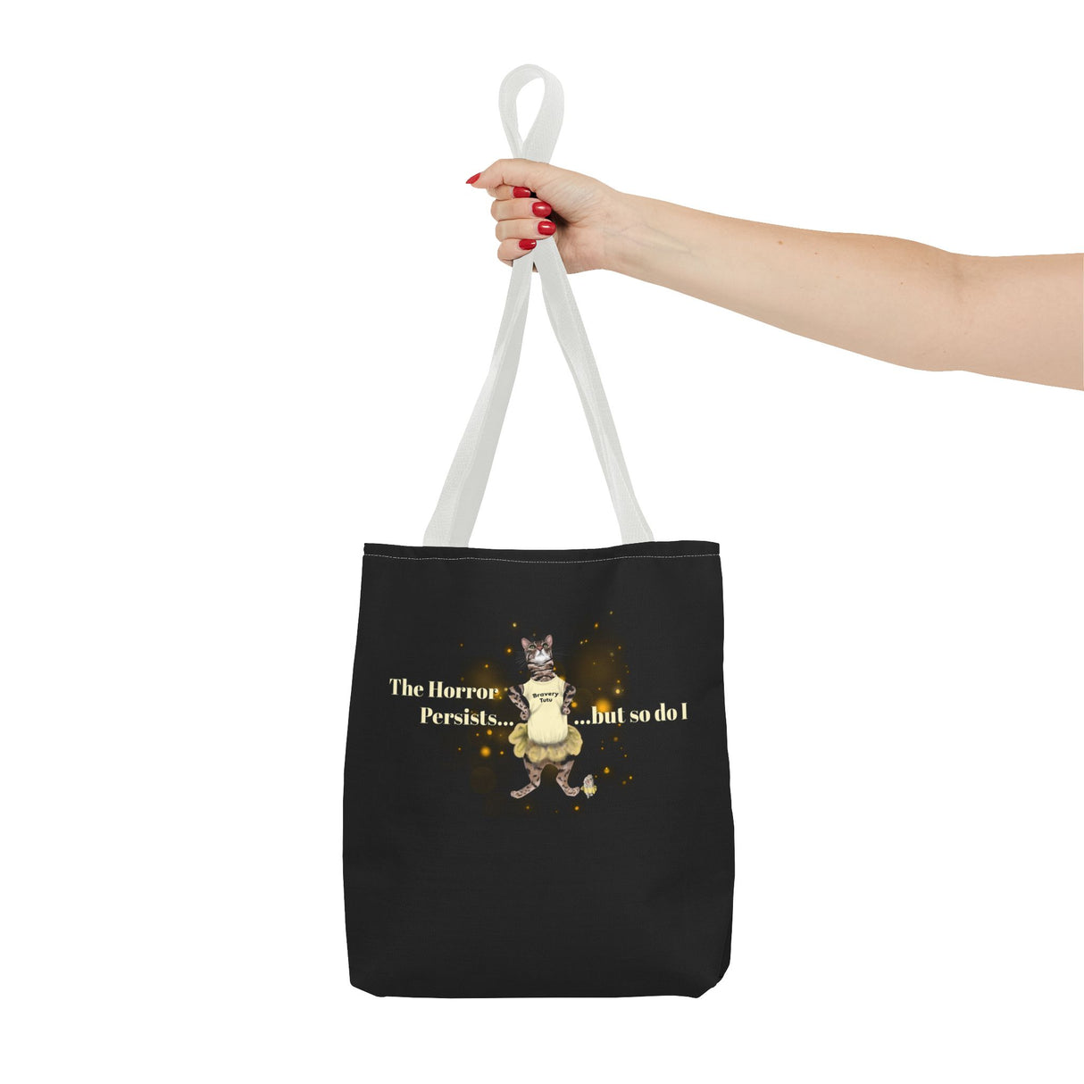 Tote Bag - Bravery Tutu Design with Flounder the Purrmaid and Mouse Toy