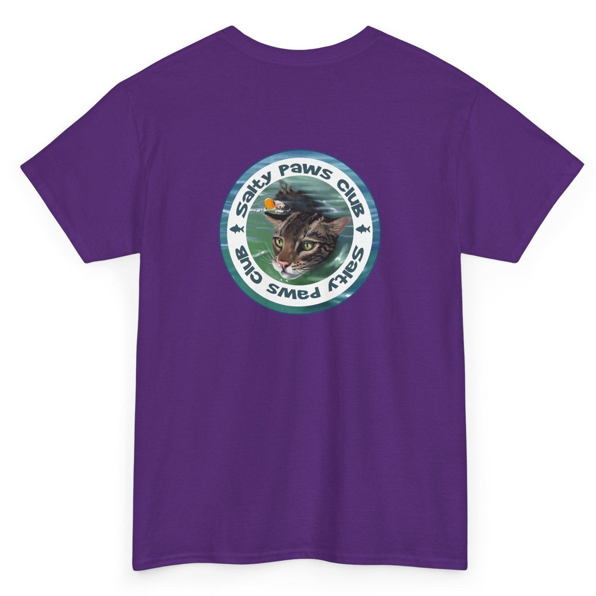 Salty Paws Club Tee - Flounder the Purrmaid & Life‑Vest Mouse Toy Shirt, additional product photo 10