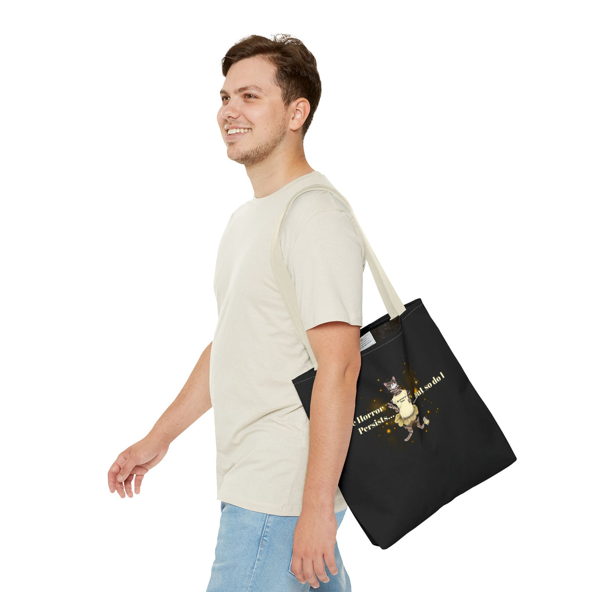 Tote Bag - Bravery Tutu Design with Flounder the Purrmaid and Mouse Toy