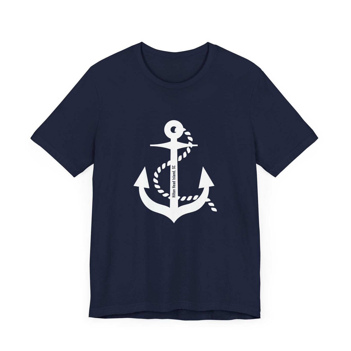 Nautical Anchor Unisex Tee - Hilton Head Island, SC