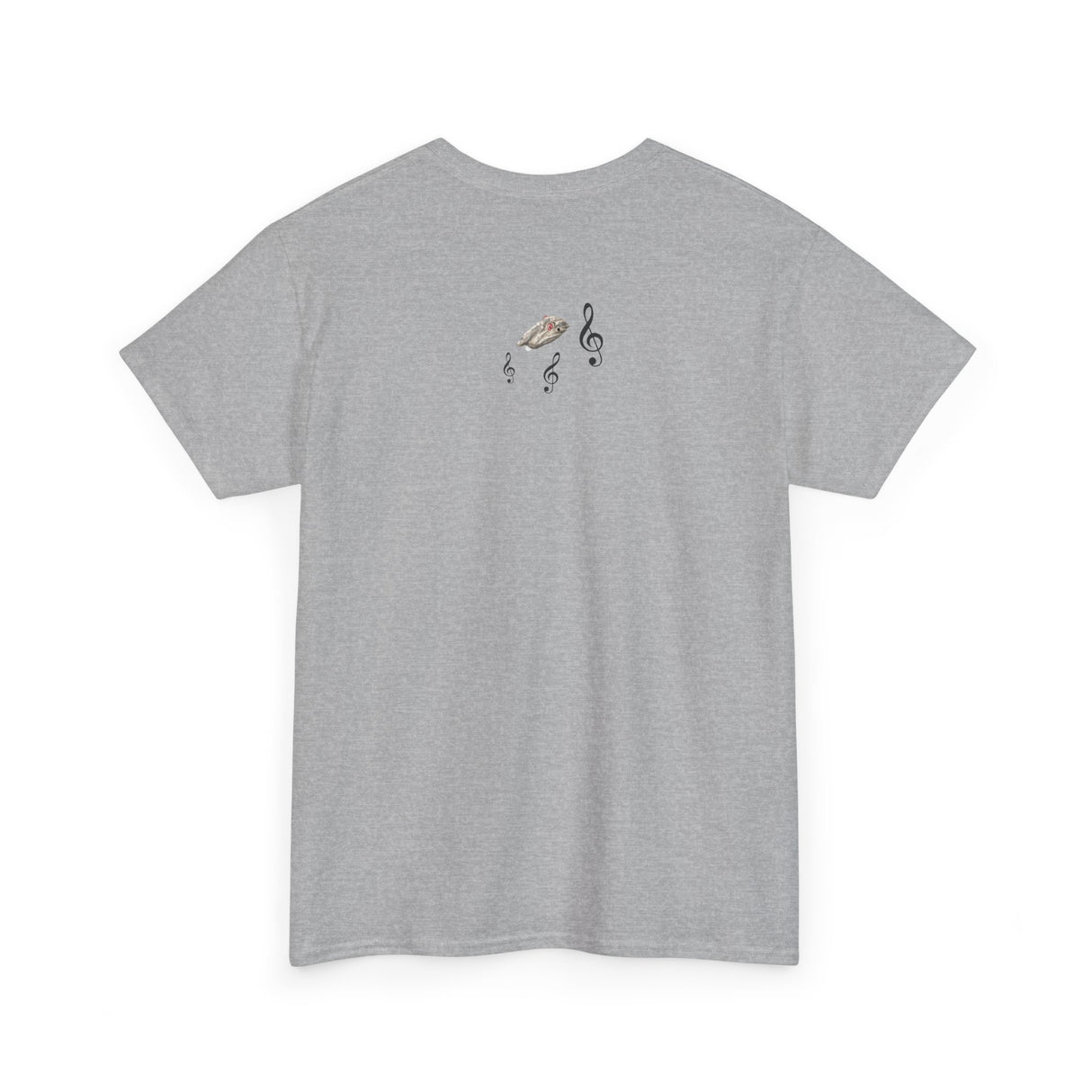 T-Shirt Treble Maker featuring Flounder the Purrmaid Playing Piano Design