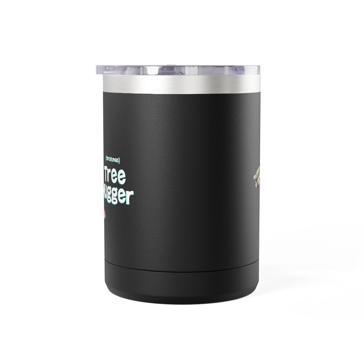 Coffee Mug Tumbler - Christmas Tree Hugger Design