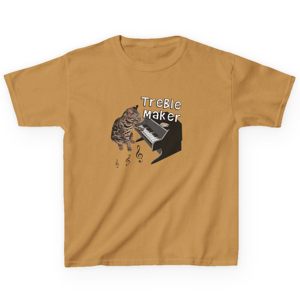 Kids Tee - Treble Maker Design Hand Drawn by Flounder's Mom, Nina Featuring Flounder the, additional product photo 4
