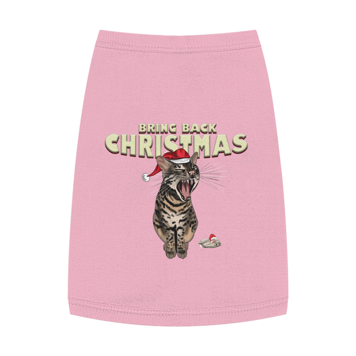 Flounder Cat - Bring Back Christmas Pet Tank Top