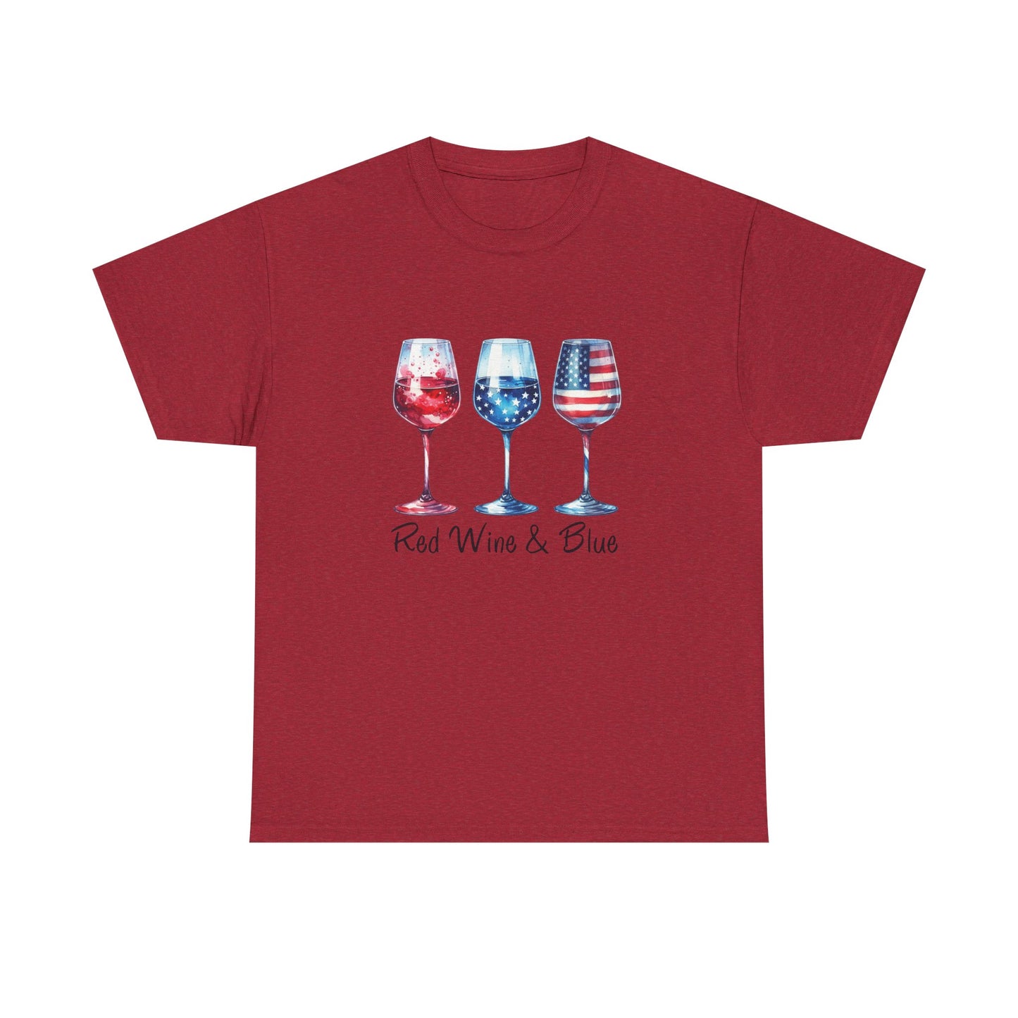 Red Wine & Blue - Cotton Tee