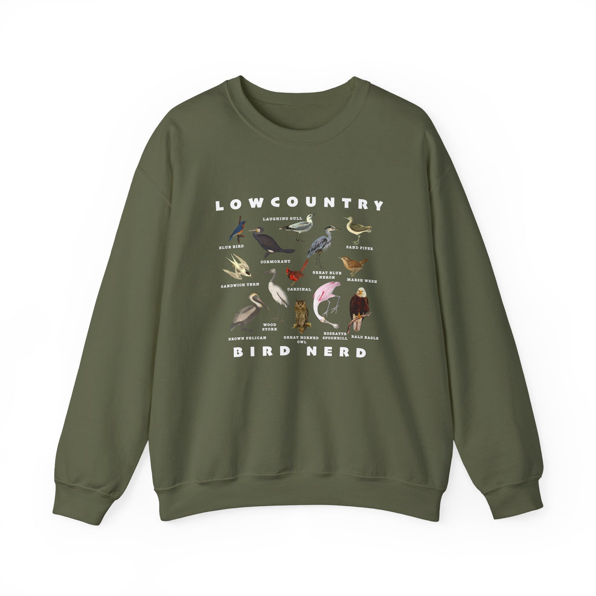 Bird Lover Sweatshirt - Lowcountry Bird Nerd Unisex Crewneck