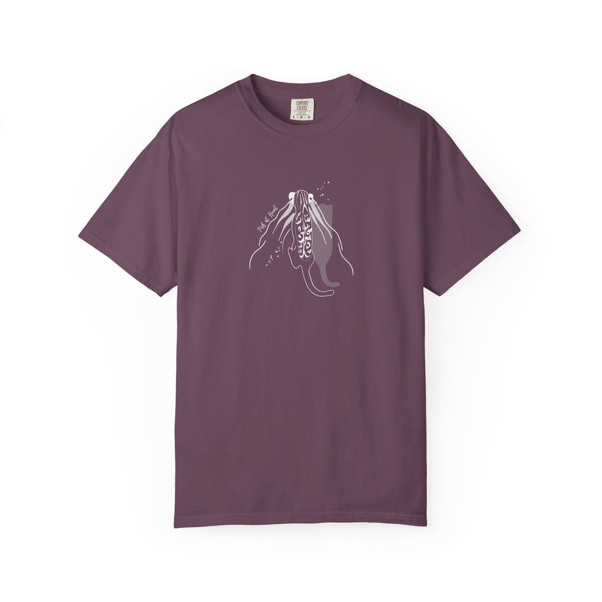 T-Shirt - Fish at Heart with Flounder the Purrmaid Design