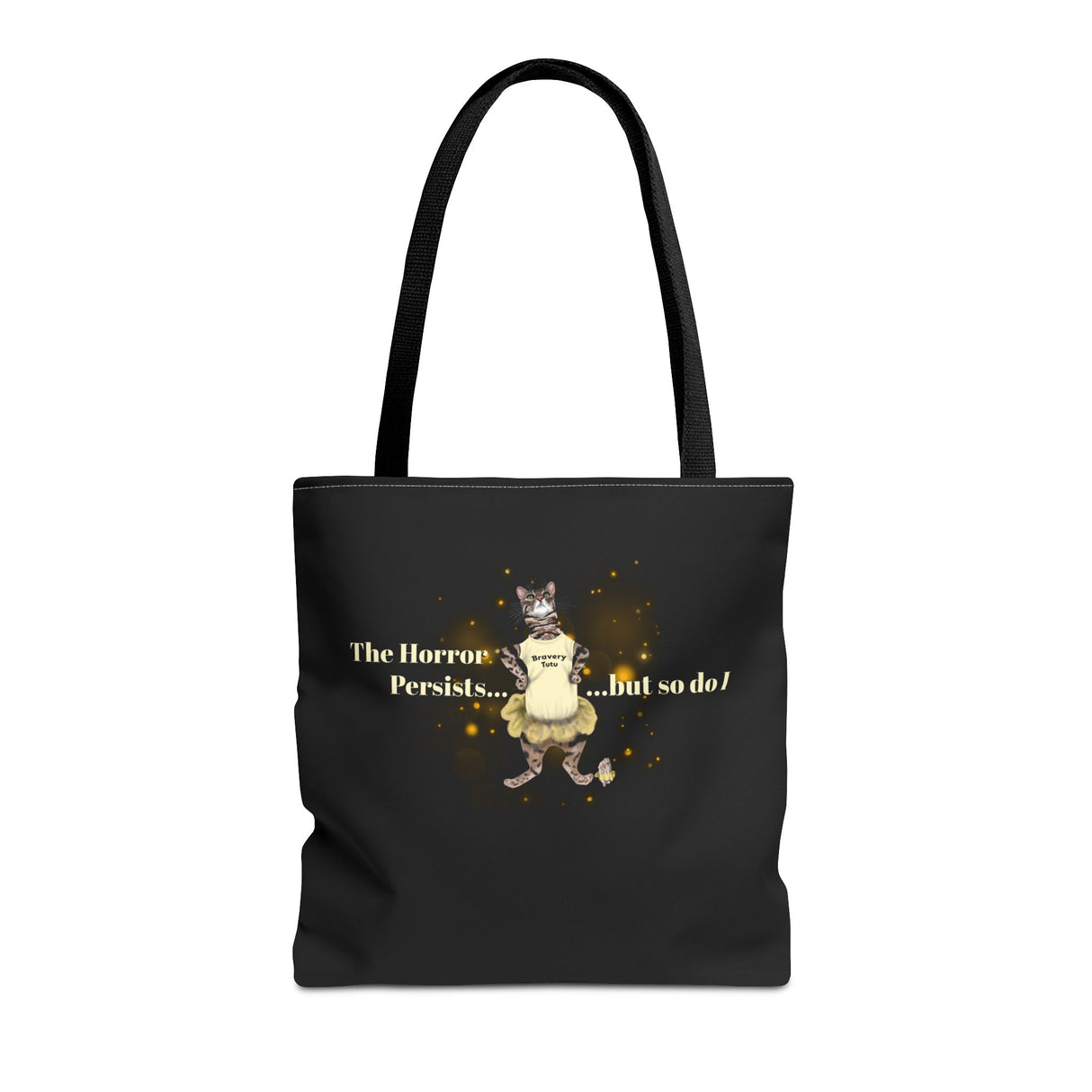 Tote Bag - Bravery Tutu Design with Flounder the Purrmaid and Mouse Toy