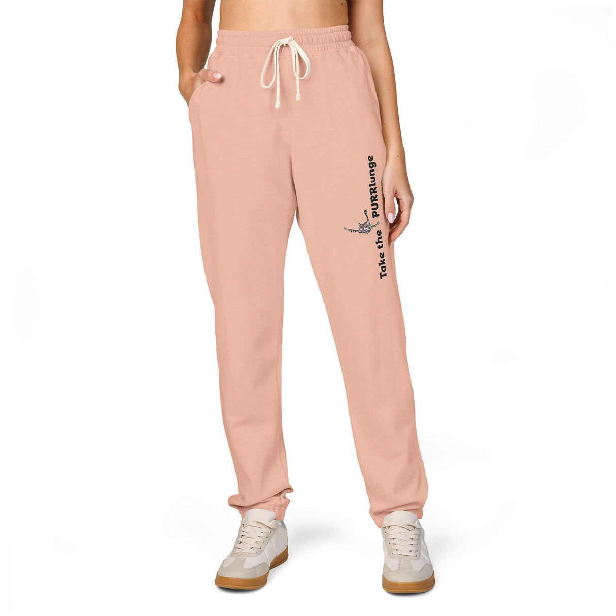 Purrmaid Unisex Sweatpants - Take the Purrlunge Design by Nina
