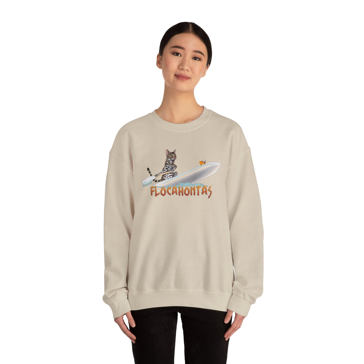 Sweatshirt Flocahontas Design