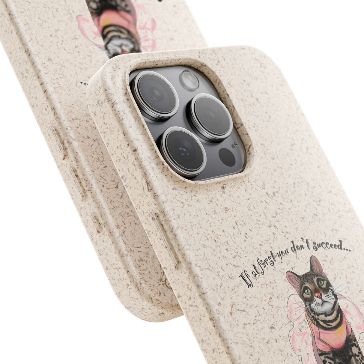 Phone Case - Flounder and Mouse Toy in Ballet Tutus Design by Nina