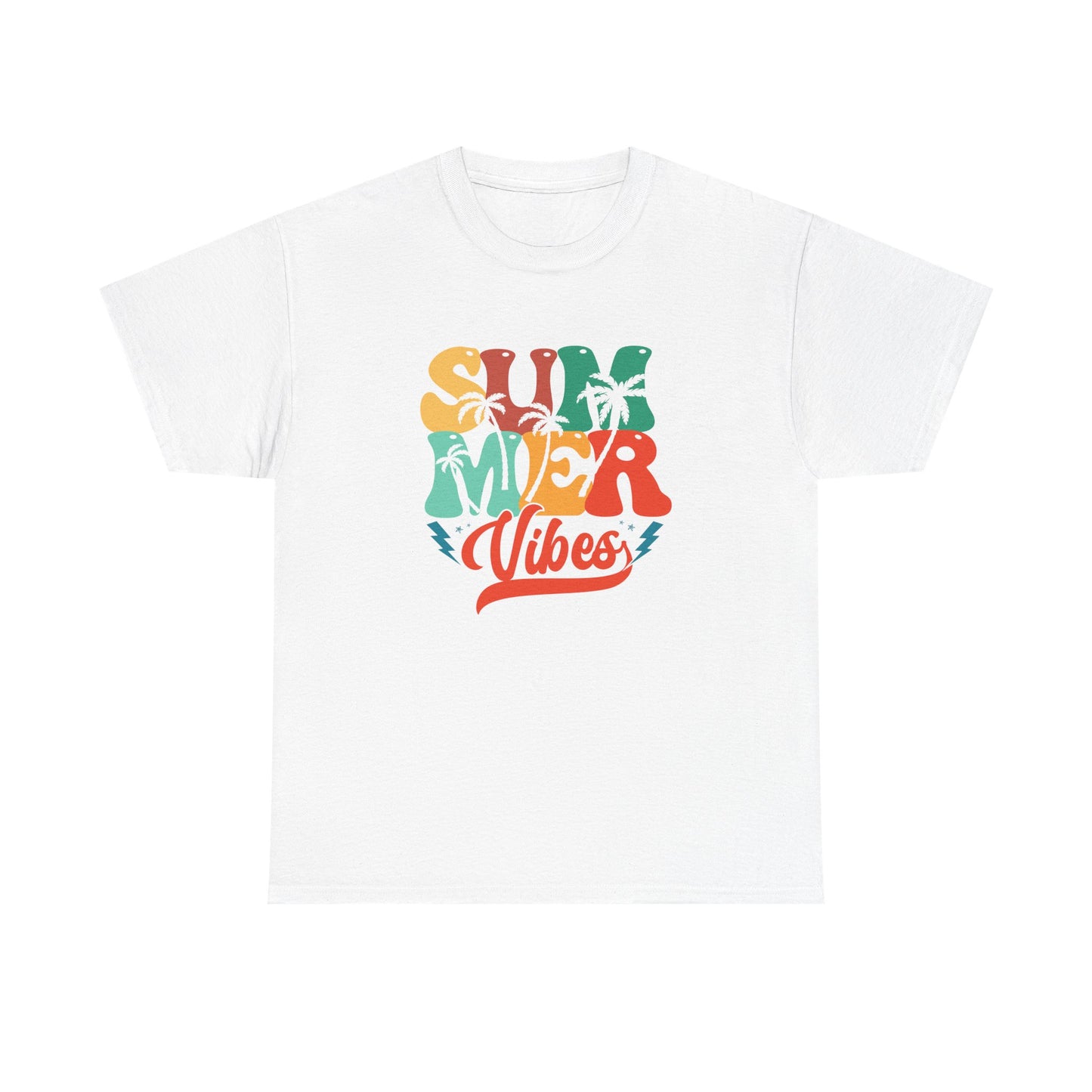 Retro Summer Vibes Unisex Cotton Tee