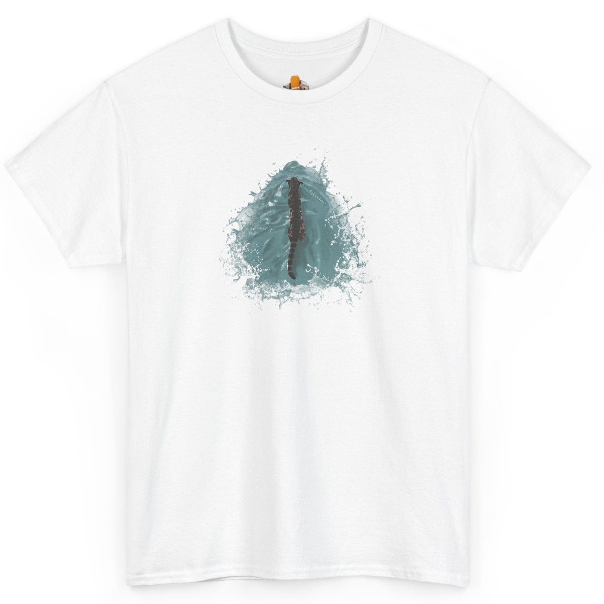 Fish at Heart Flounder Purrmaid T-Shirt, shown in White