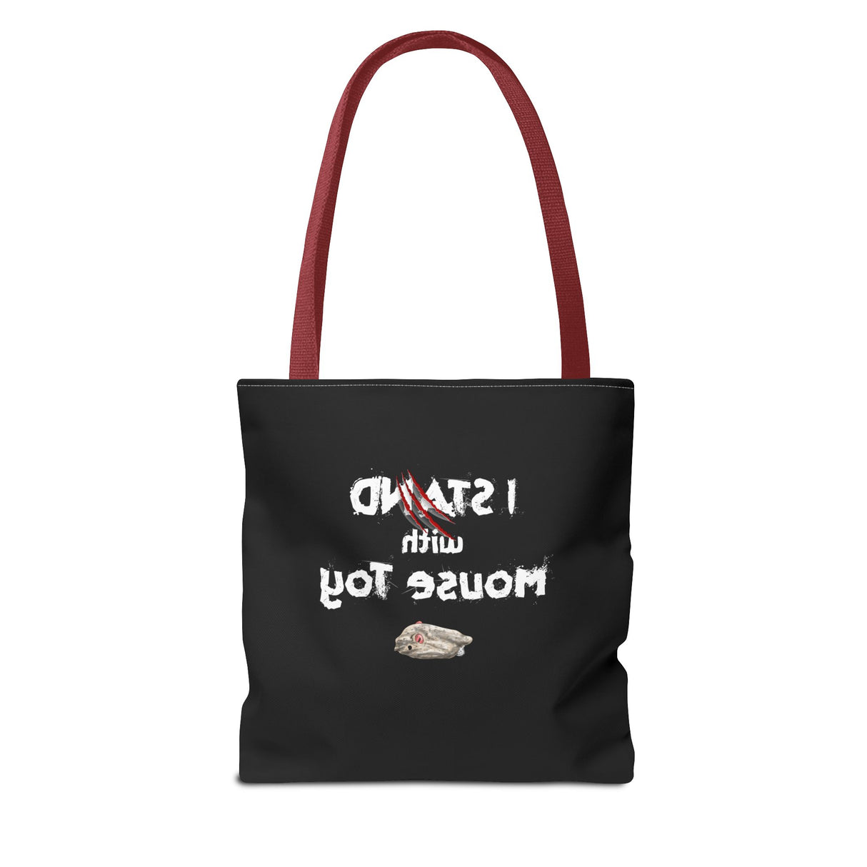 Mouse Toy Tote Bag - Hand Drawn Design by Nina