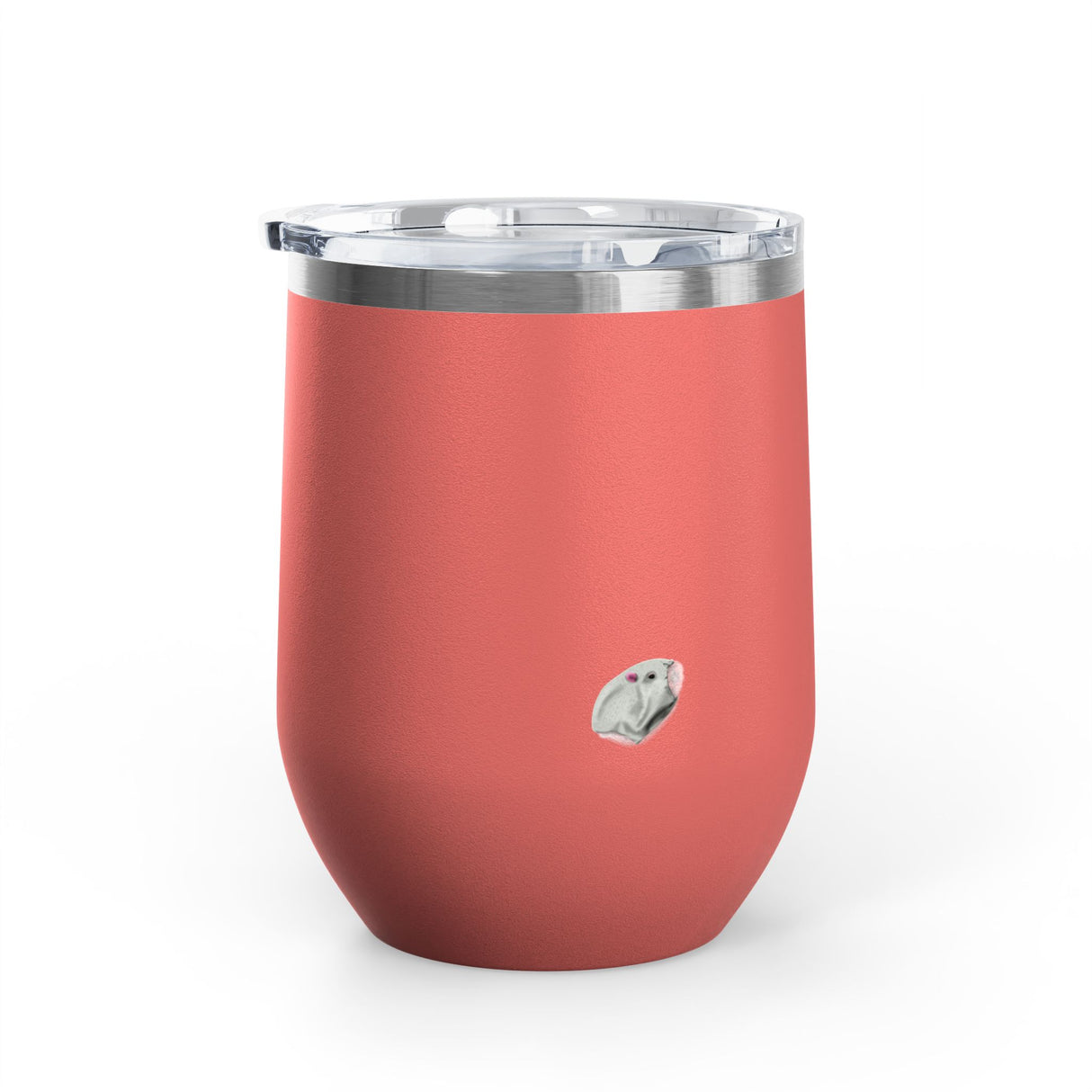 Wine Tumbler — "Competitive Rester" Flounder Design (12 oz)