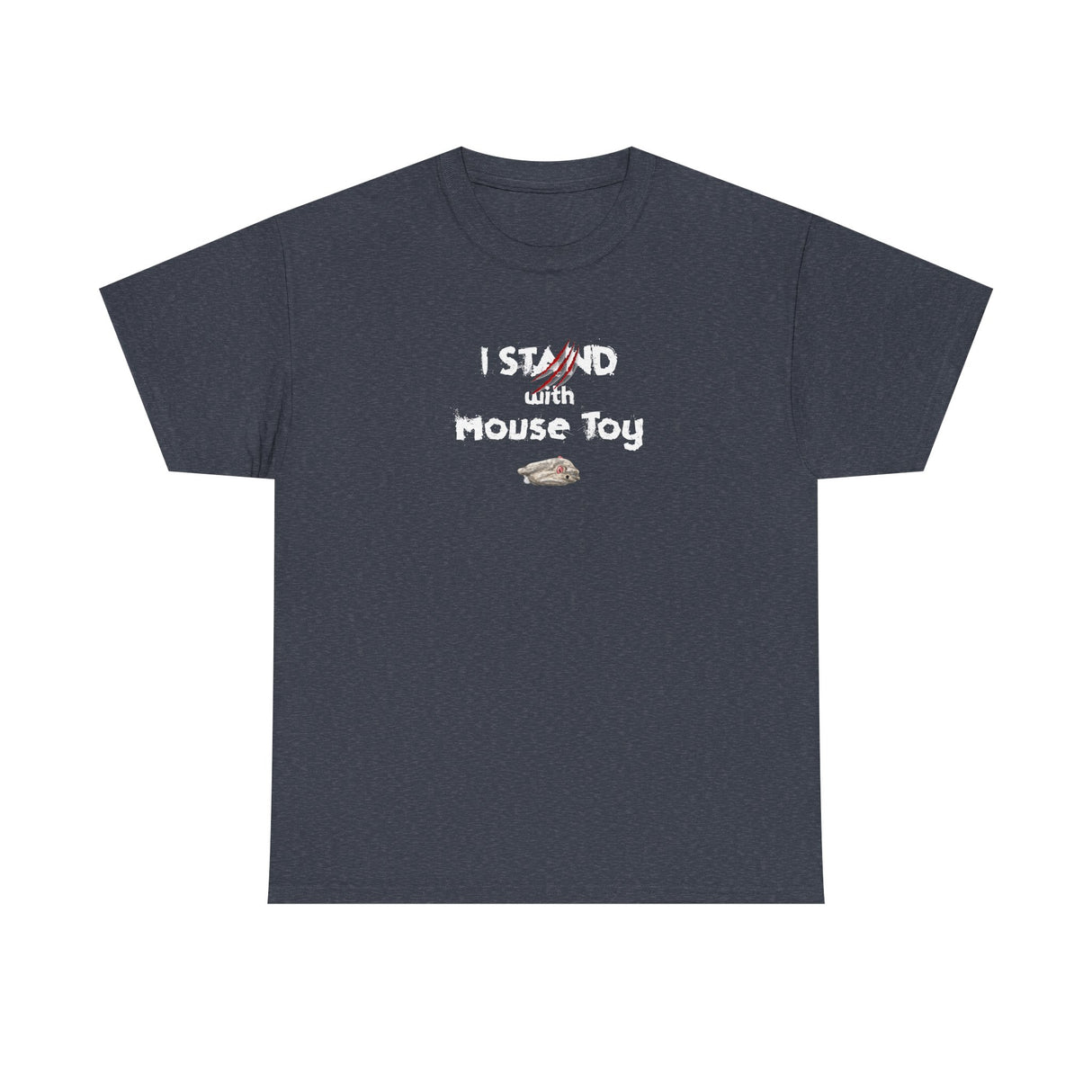 Funny Flounder "I Stand with Mouse Toy" Tee