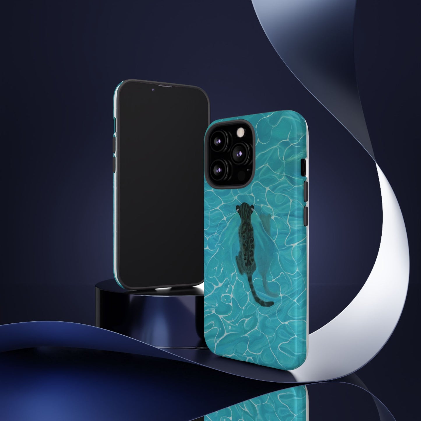 Phone Cases Purrmaid Painting featuring Flounder