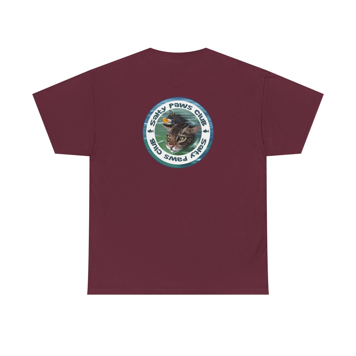 Salty Paws Club Tee — Flounder the Purrmaid & Life‑Vest Mouse Toy Shirt