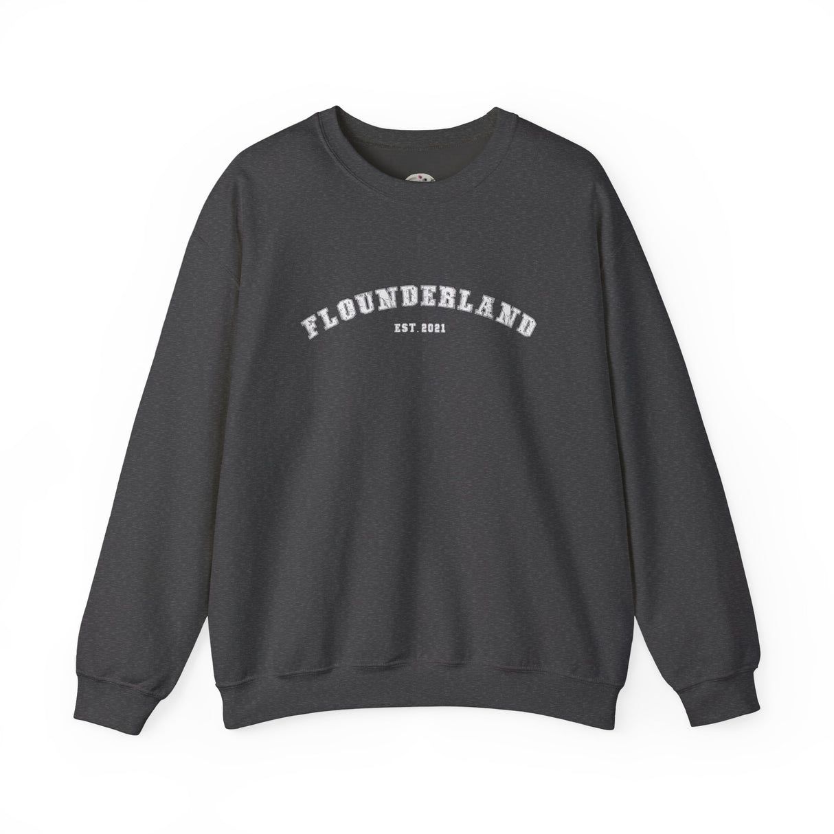 FlounderLand Collegiate Crewneck Sweatshirt — "EST. 2021"