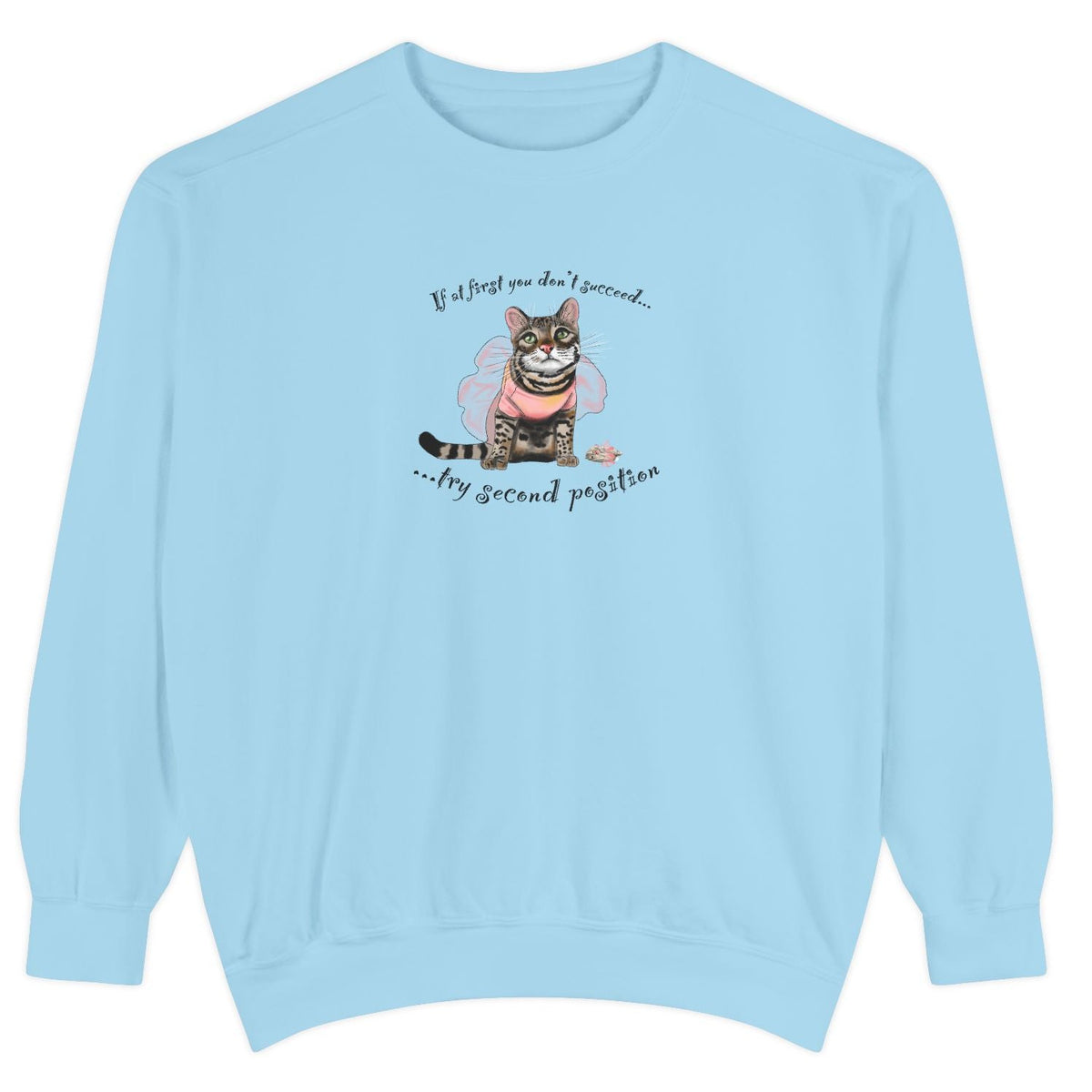 Sweatshirt Flounder and Mouse Toy Ballet Tutus Design by Nina, shown in Chambray