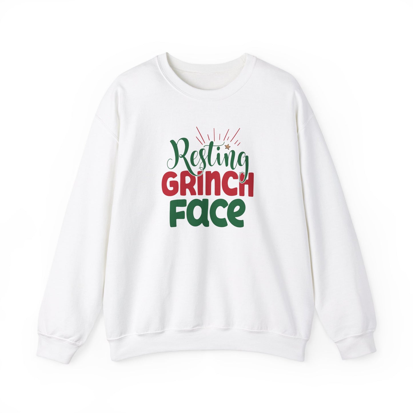 Holiday Resting Grinch Face Sweatshirt