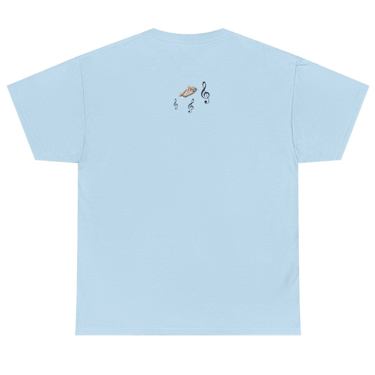 T-Shirt Treble Maker featuring Flounder the Purrmaid Playing Piano Design, additional product photo 5