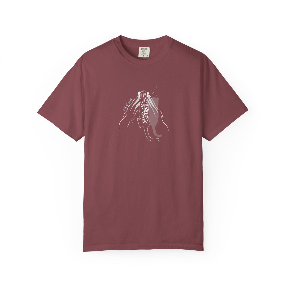 T-Shirt - Fish at Heart with Flounder the Purrmaid Design