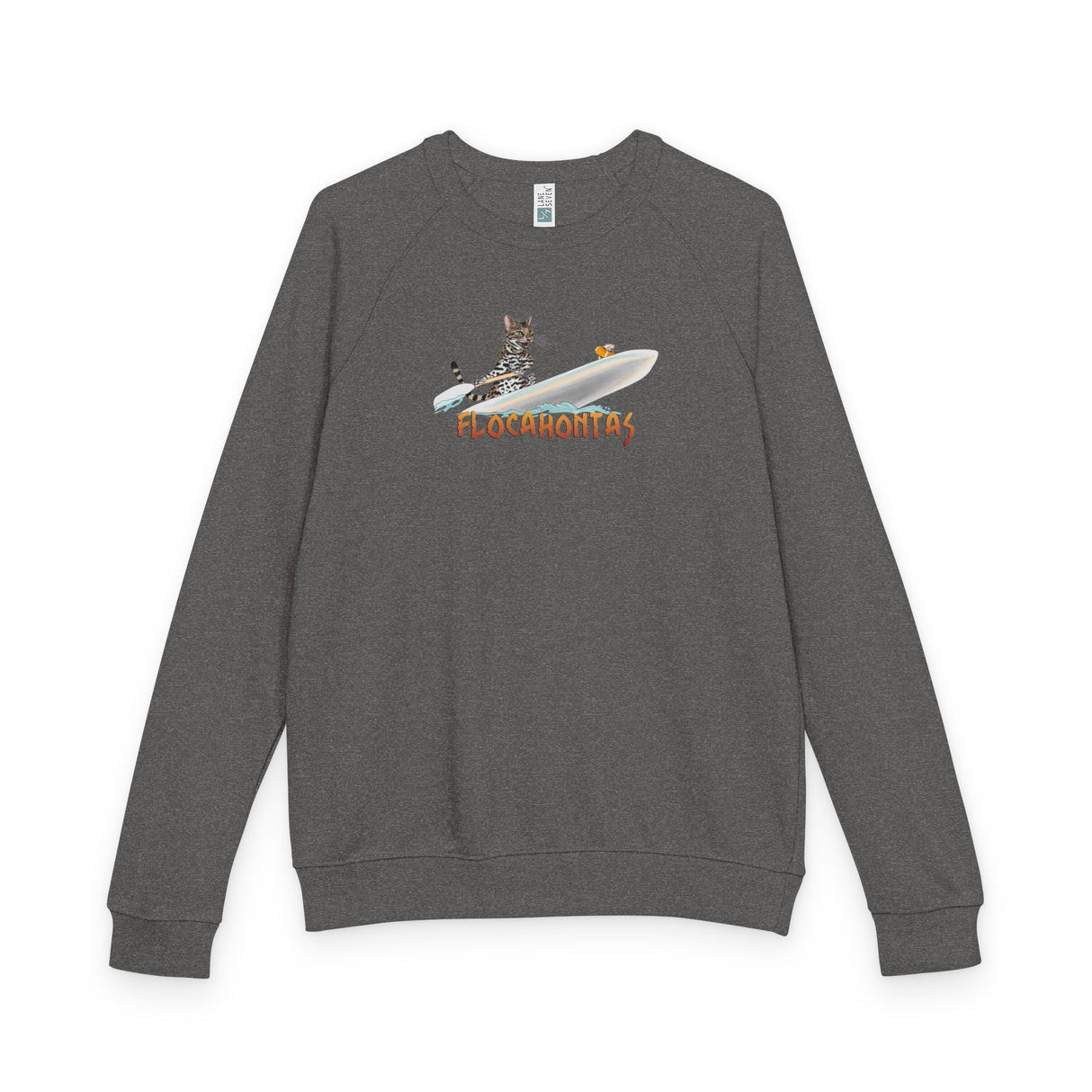 Raglan Crewneck Flocahontas and Mouse Toy Design by Nina
