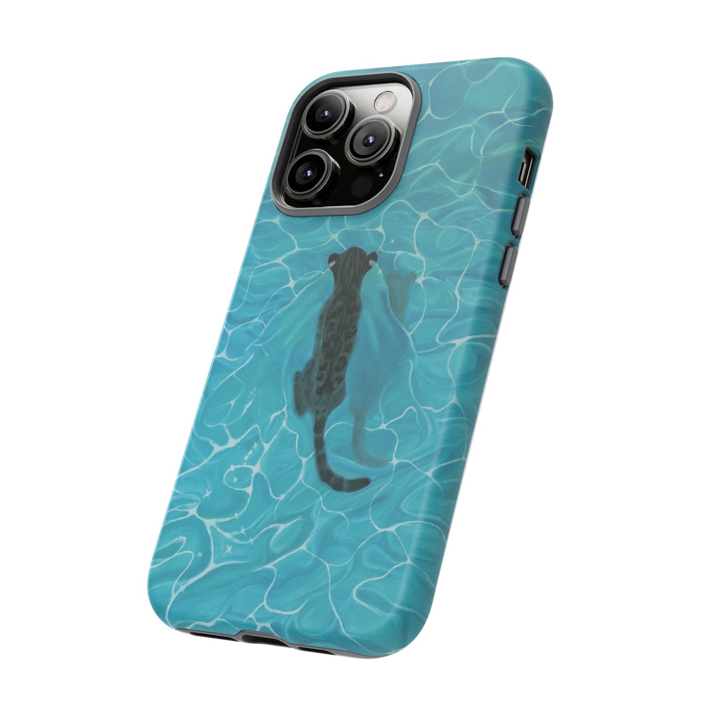Phone Cases Purrmaid Painting featuring Flounder