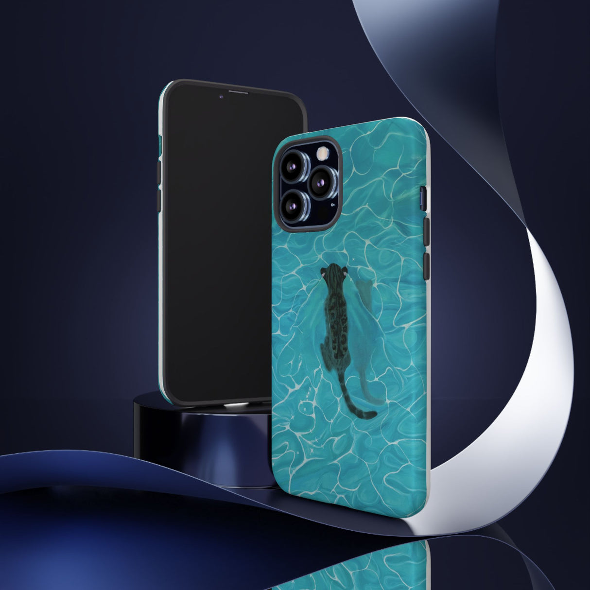 Phone Cases Purrmaid Painting featuring Flounder