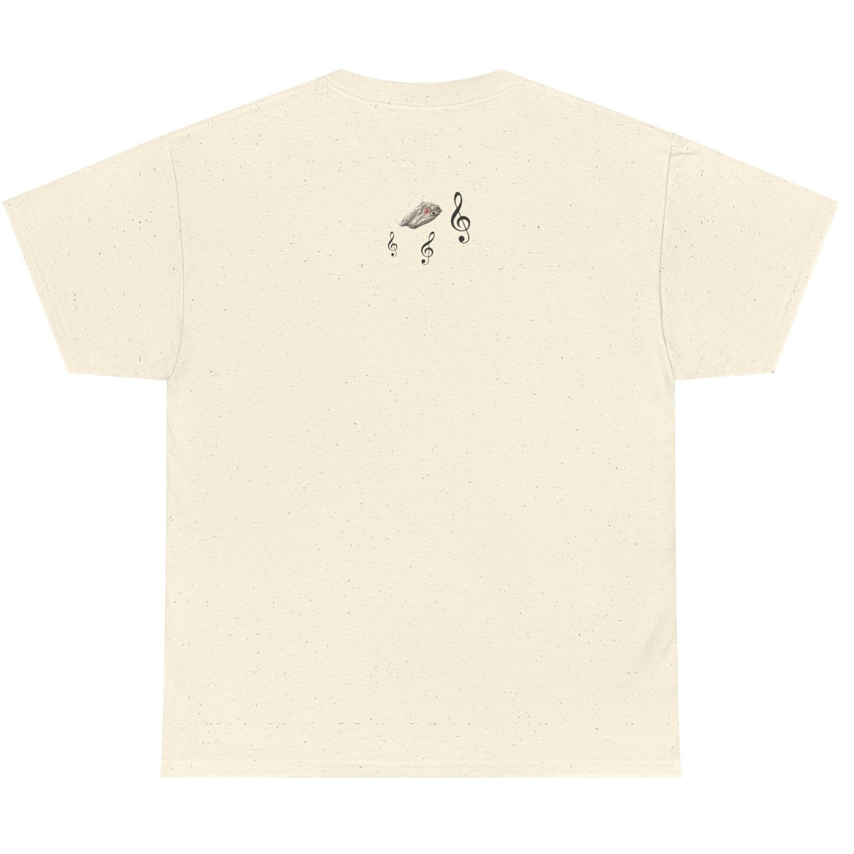 T-Shirt Treble Maker featuring Flounder the Purrmaid Playing Piano Design, additional product photo 4