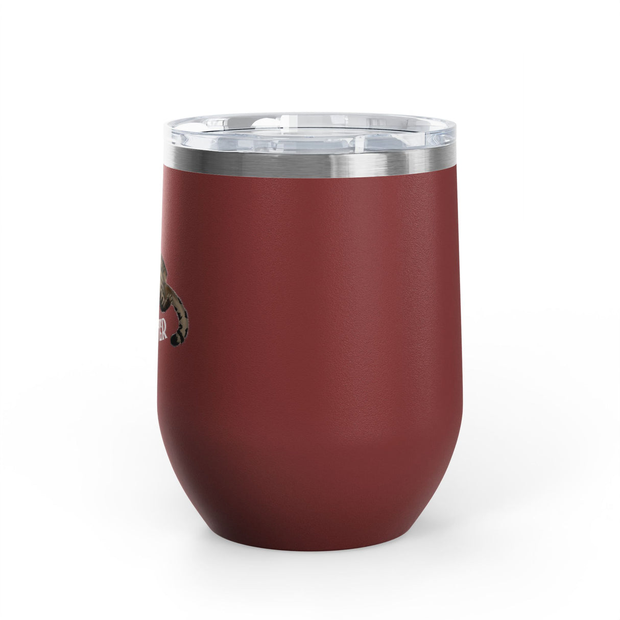 Wine Tumbler — "Competitive Rester" Flounder Design (12 oz)