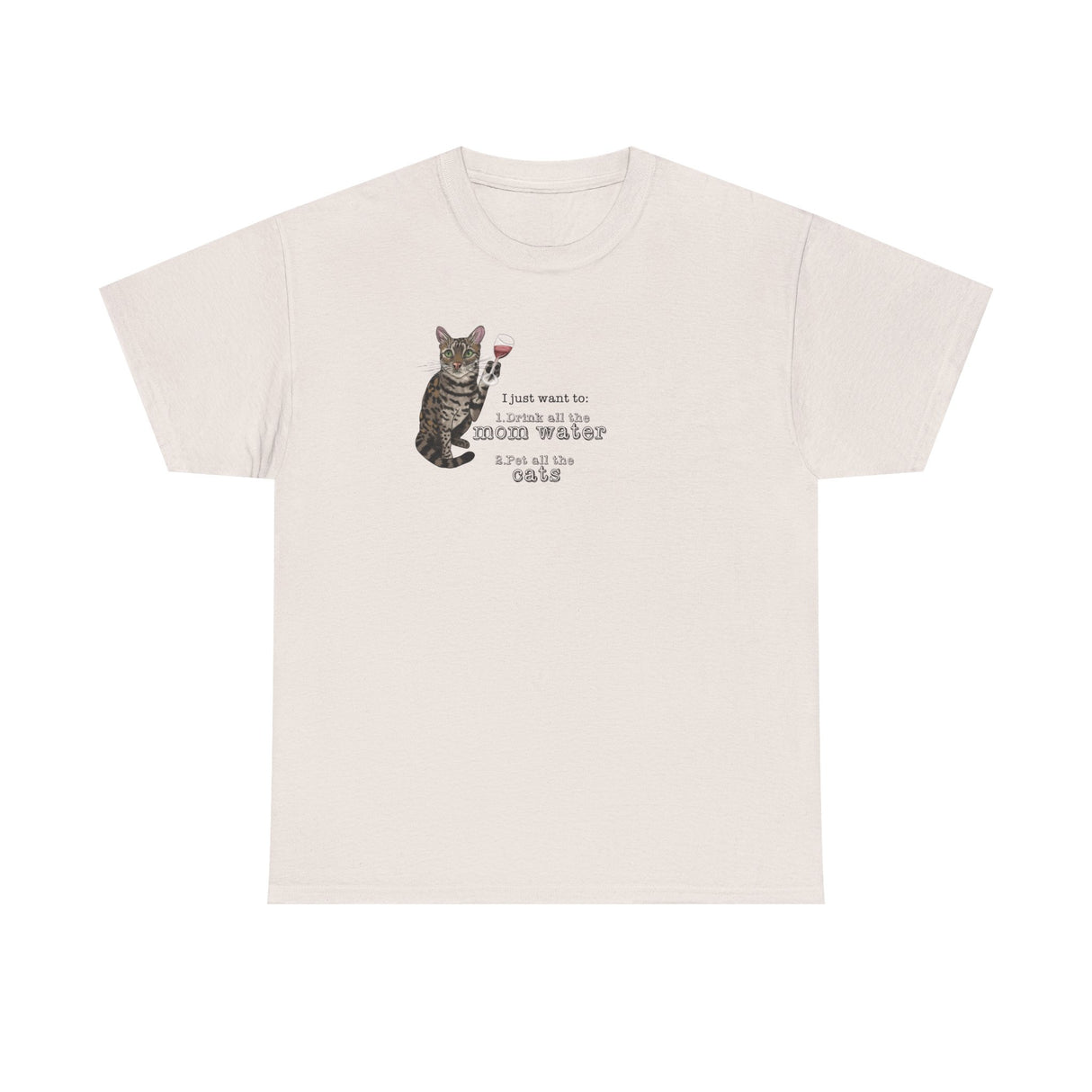 Funny Flounder Cat Wine Unisex Tee