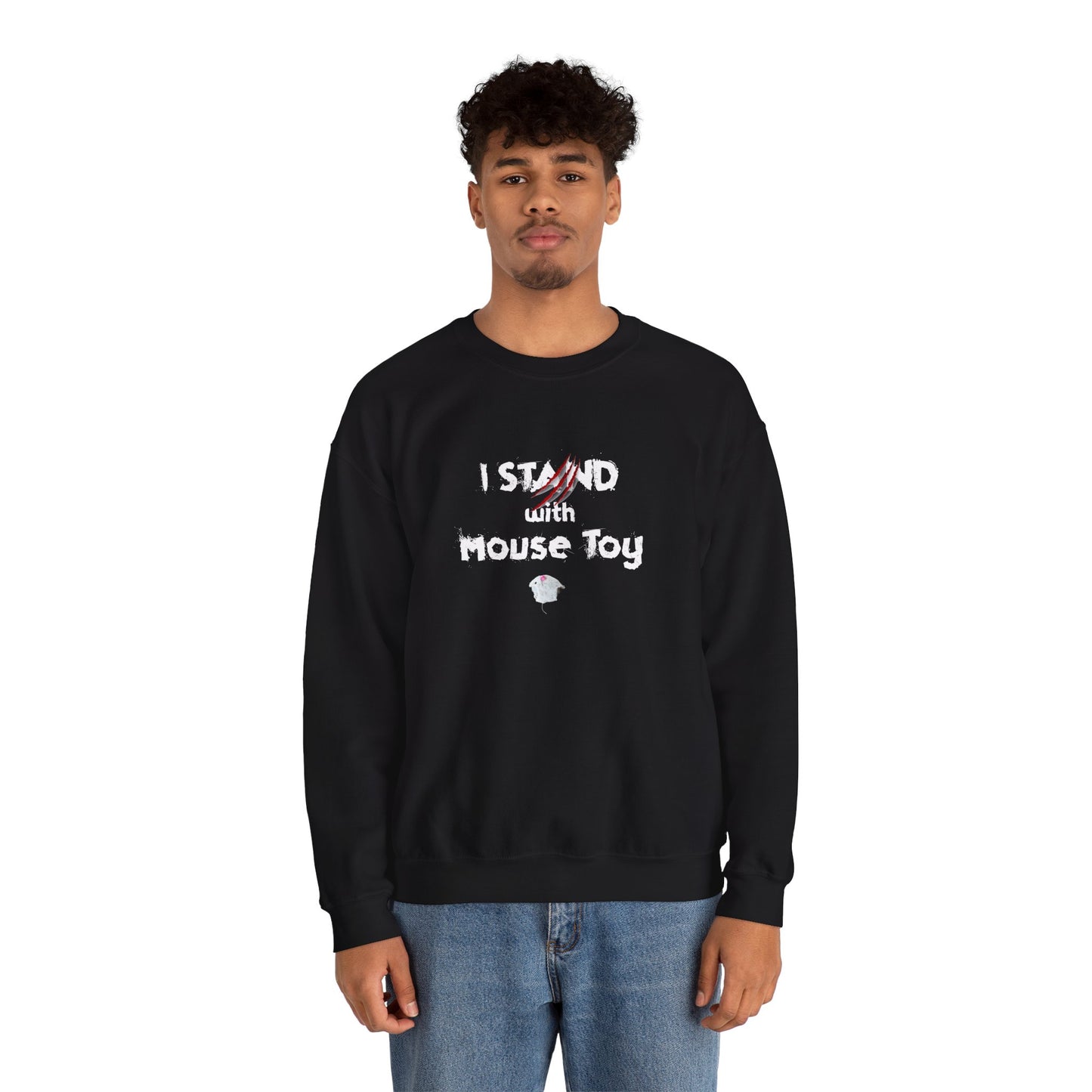 Funny Flounder Mouse Toy Sweatshirt