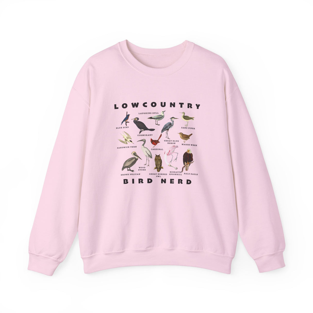 Bird Lover Sweatshirt - Lowcountry Bird Nerd Unisex Crewneck