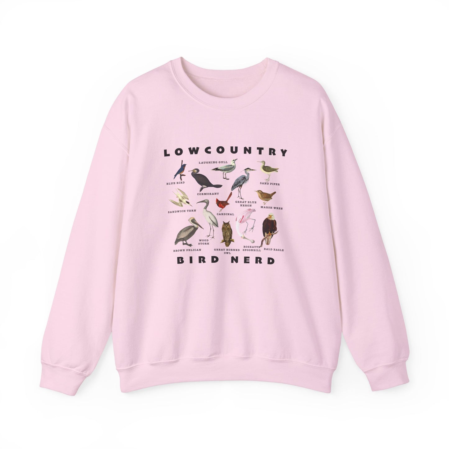 Bird Lover Sweatshirt - Lowcountry Bird Nerd Unisex Crewneck