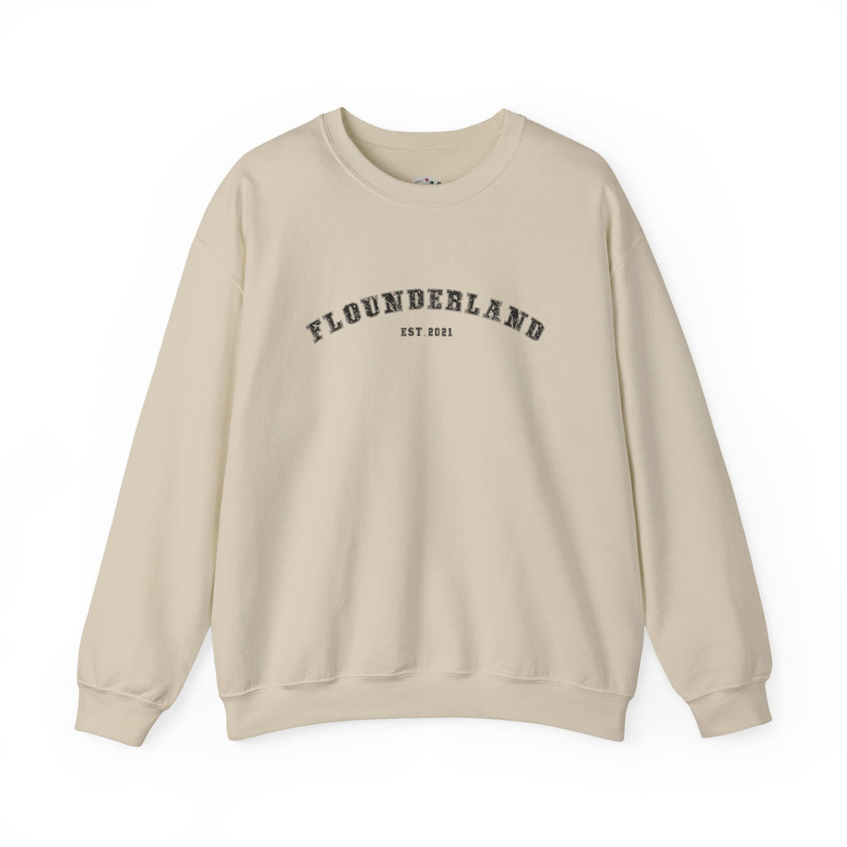 FlounderLand Collegiate Crewneck Sweatshirt — "EST. 2021"