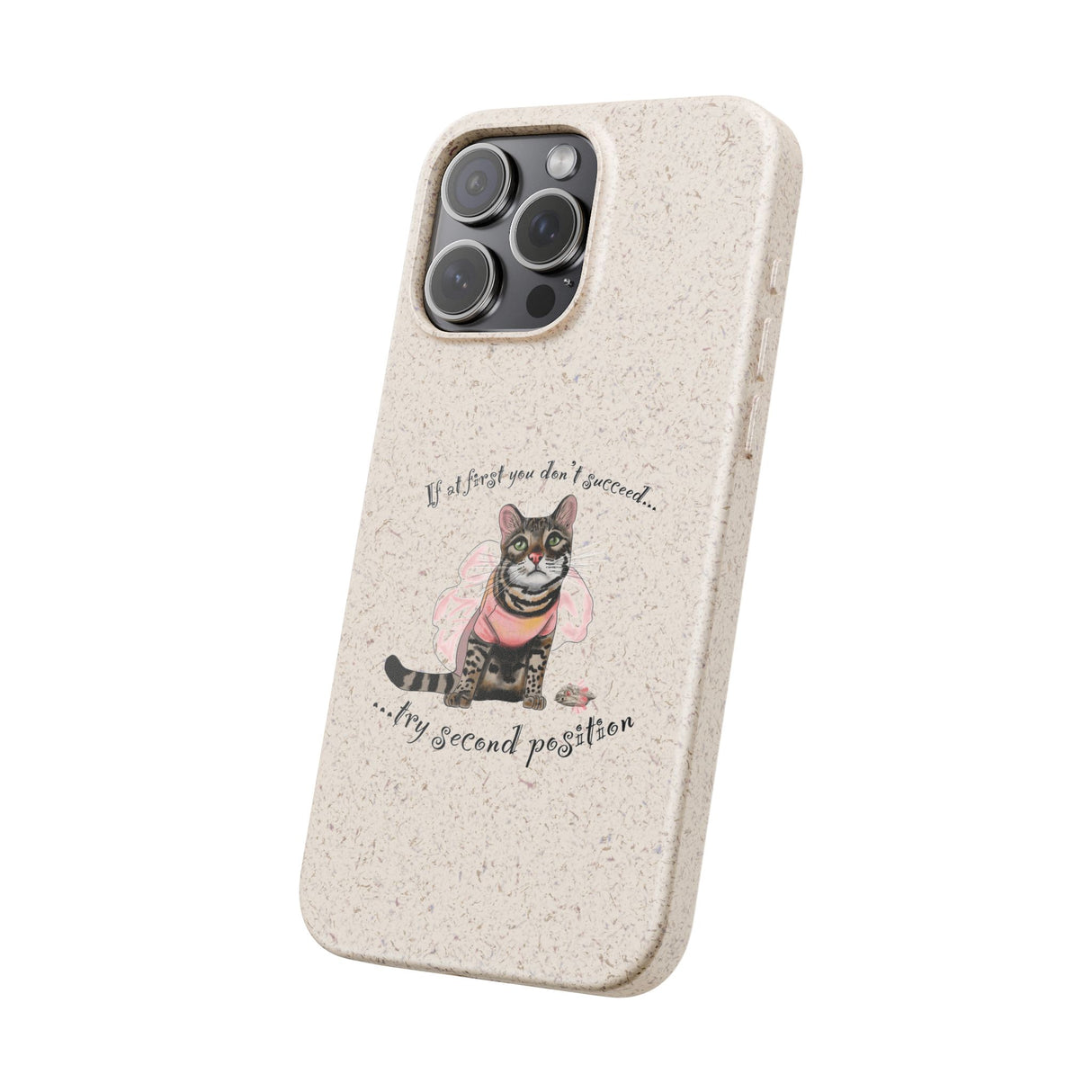 Phone Case - Flounder and Mouse Toy in Ballet Tutus Design by Nina