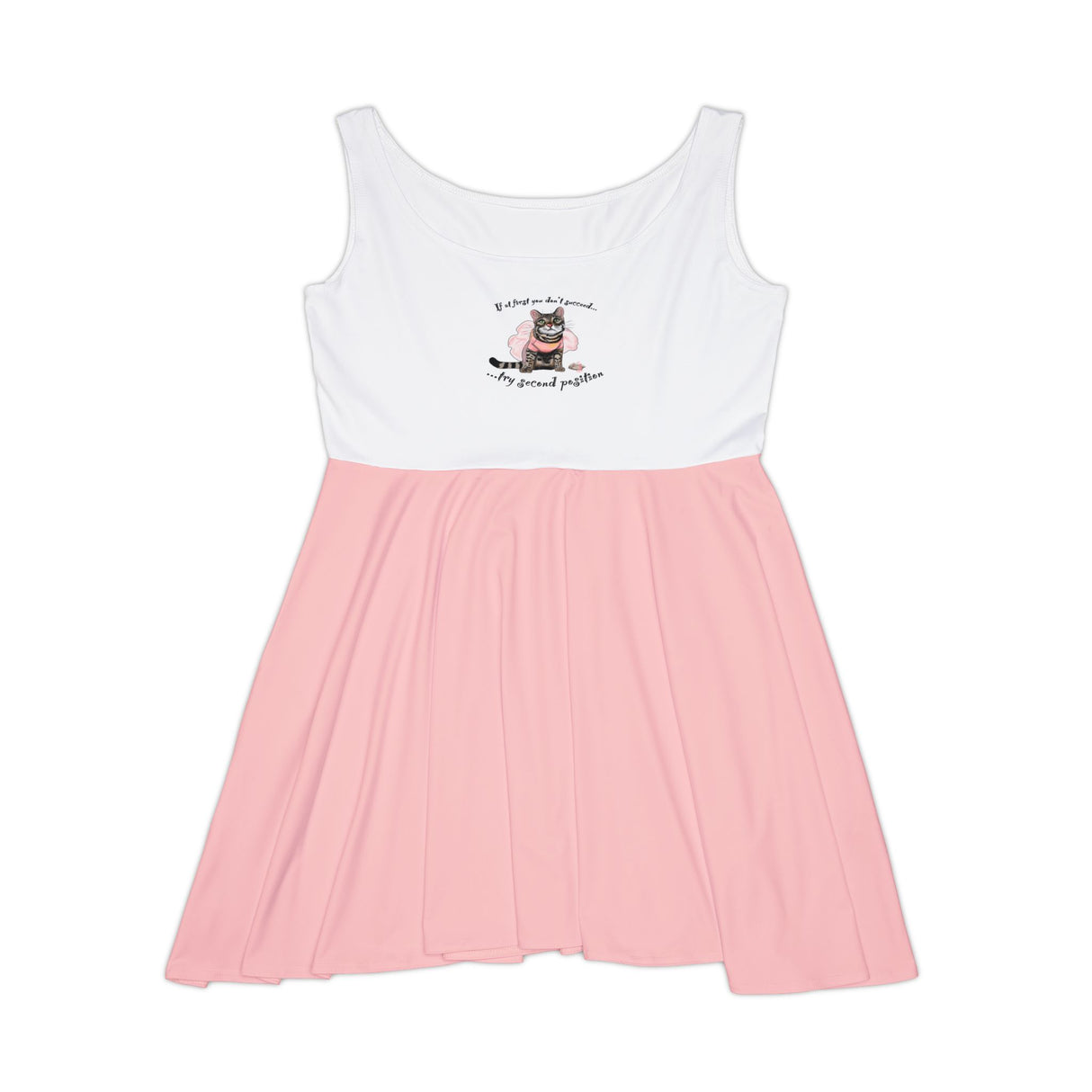 Women's Skater Dress - Ballet Design Featuring Flounder in a Tutu