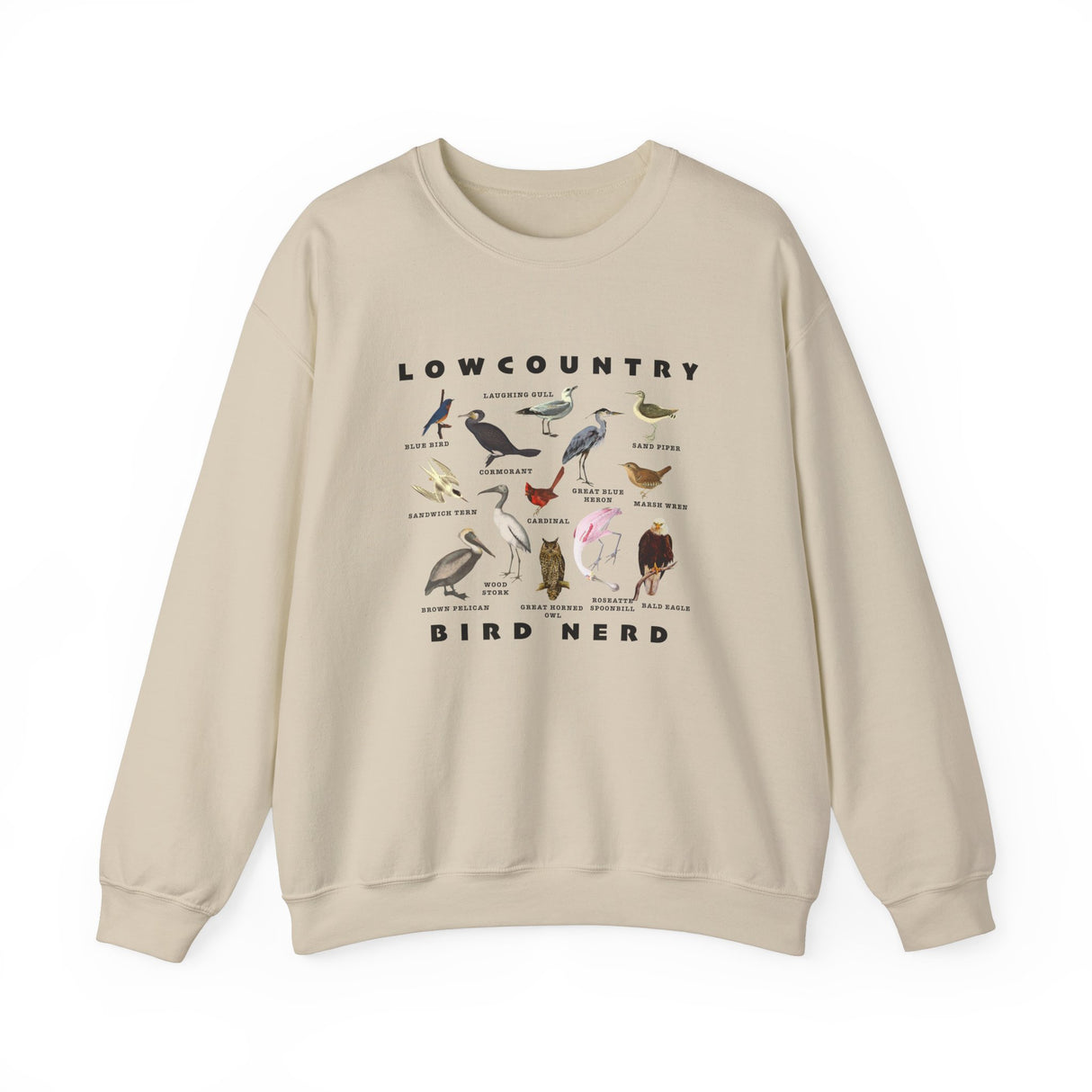 Bird Lover Sweatshirt - Lowcountry Bird Nerd Unisex Crewneck
