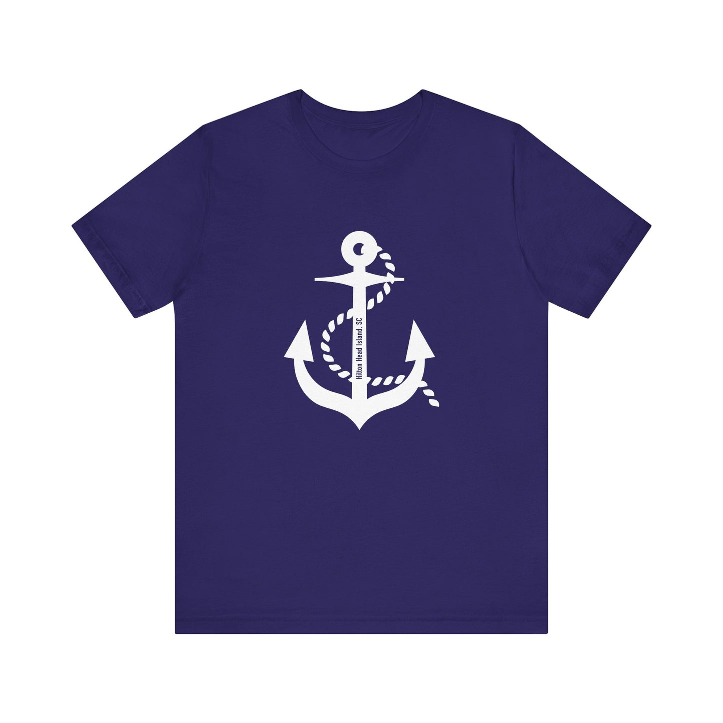 Nautical Anchor Unisex Tee - Hilton Head Island, SC