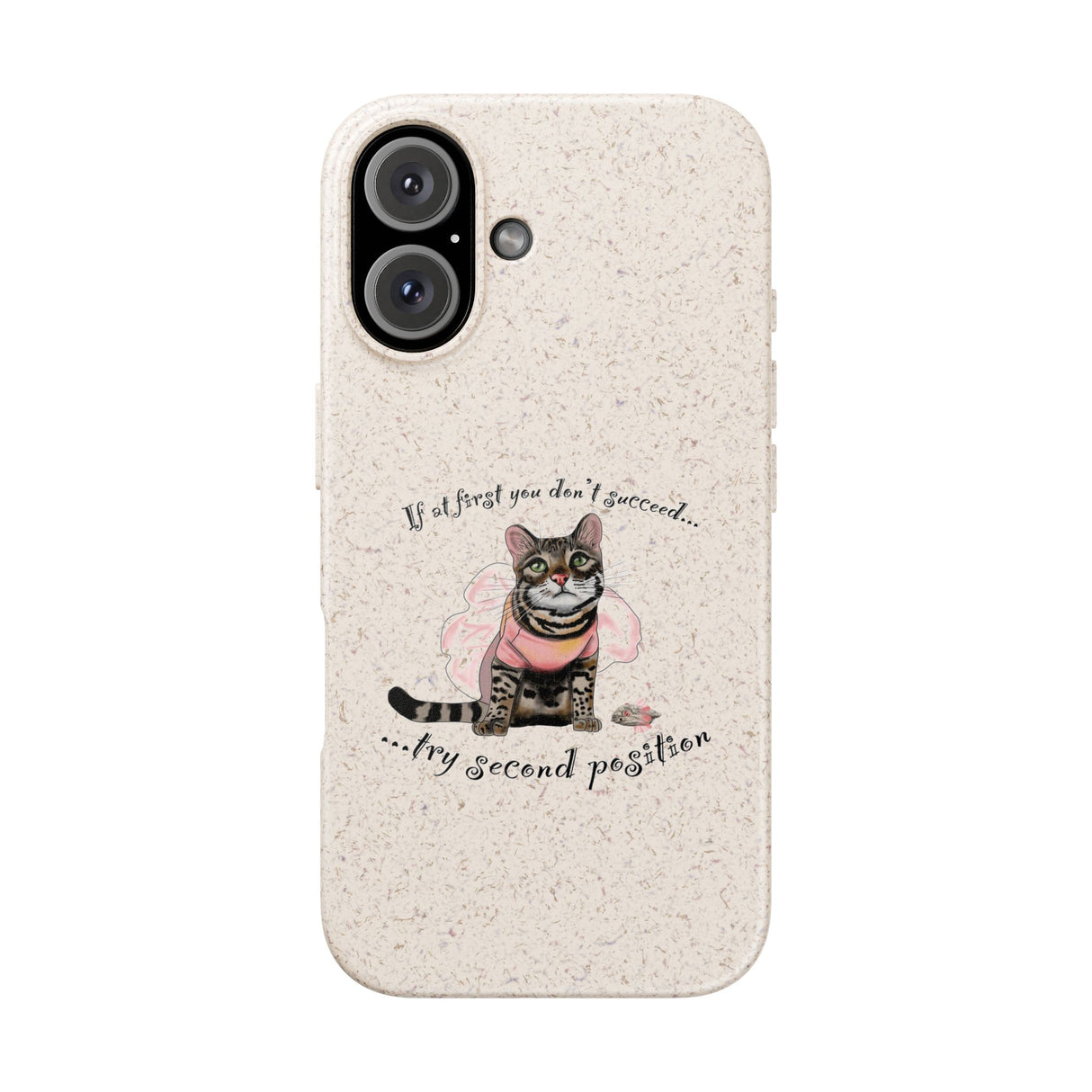 Phone Case - Flounder and Mouse Toy in Ballet Tutus Design by Nina