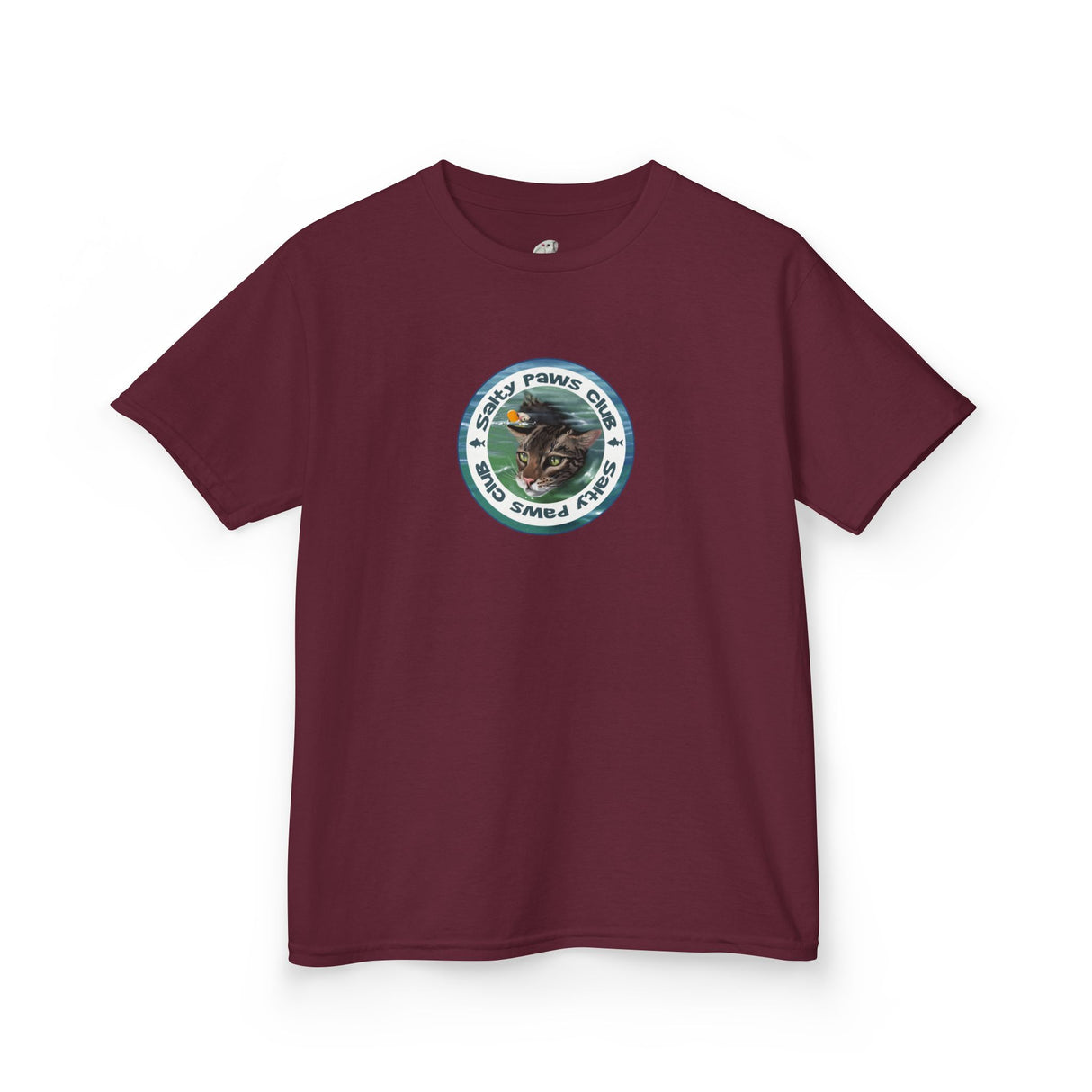 Kids Tee — "Salty Paws Club" Purrmaid Flounder & Life‑Vest Mouse Toy