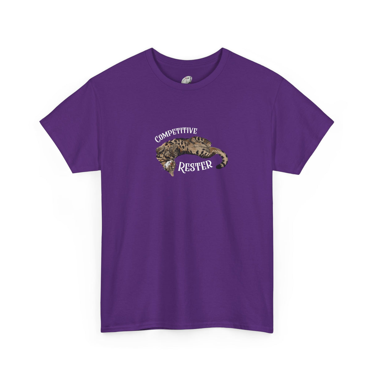 Flounder 'Competitive Rester' T-Shirt — Funny Resting Pose Tee