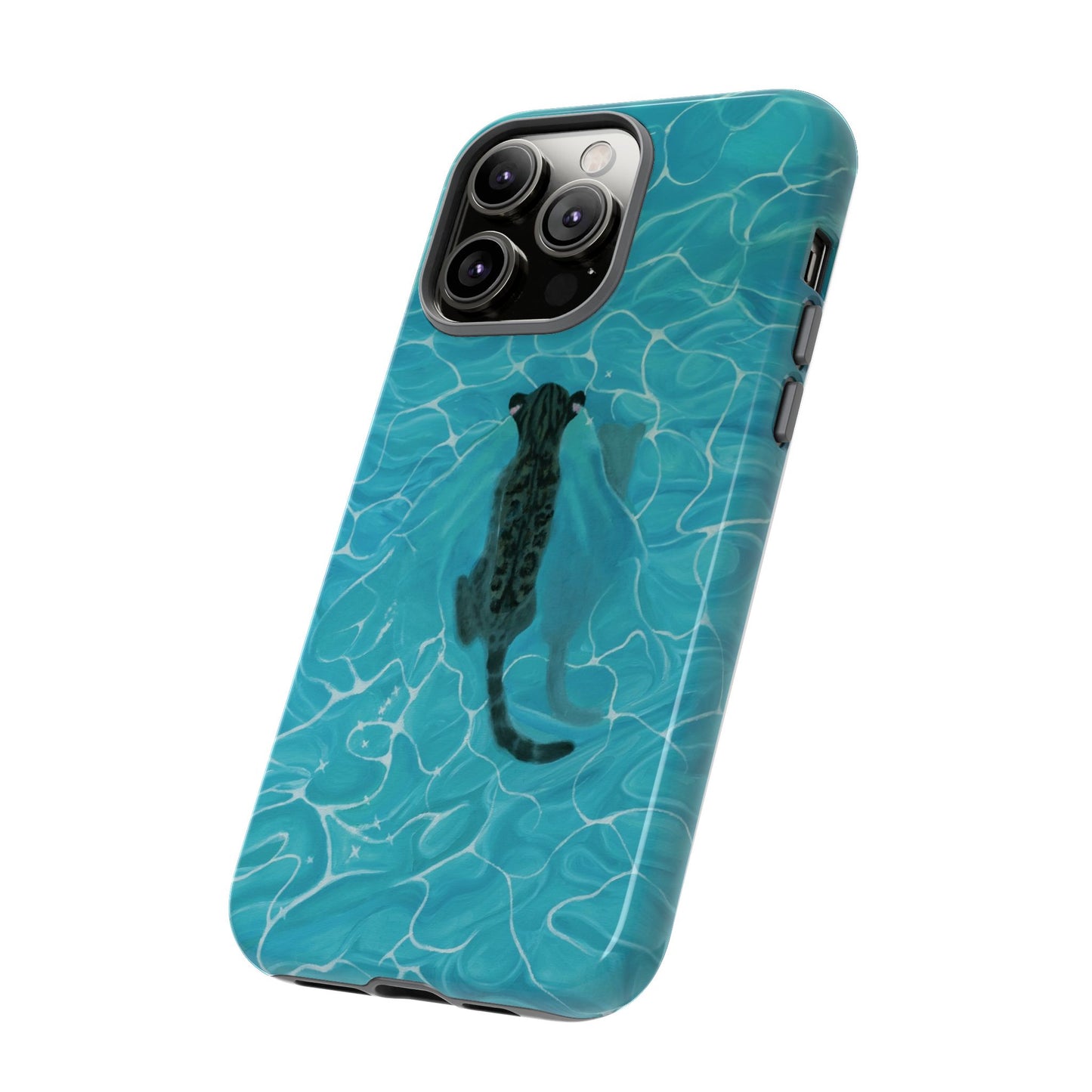 Phone Cases Purrmaid Painting featuring Flounder